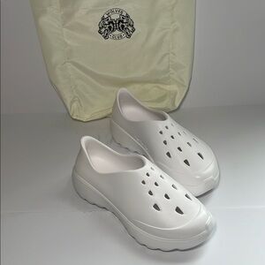 Wolves Club White Slip-On Shoes